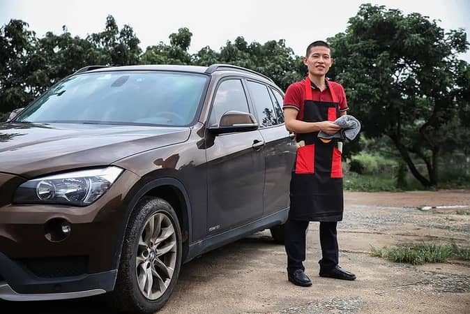 MJJC Auto Beauty Polishing Work Apron for Car Detailing