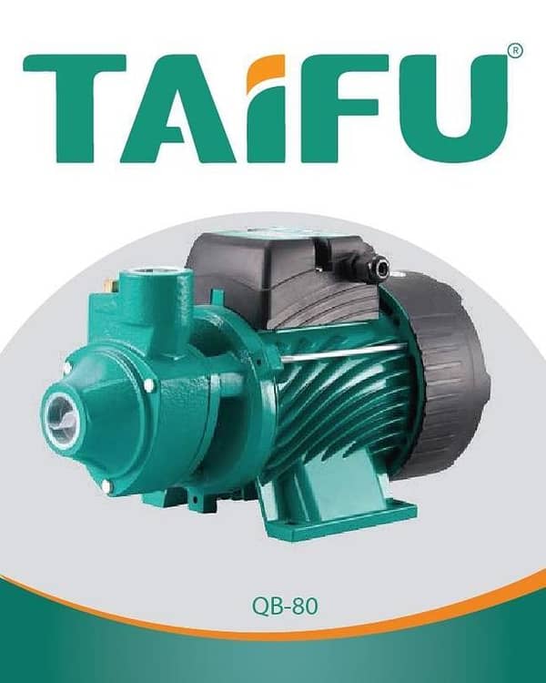 TAIFU QB80 1.0 HP Peripheral Water Pump with 100% Copper Winding - Green