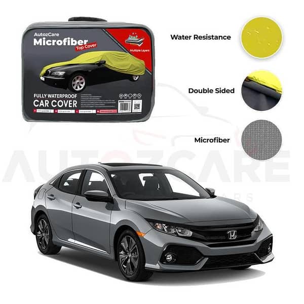 Honda Civic Microfiber Car Top Cover - Model 2017-2021