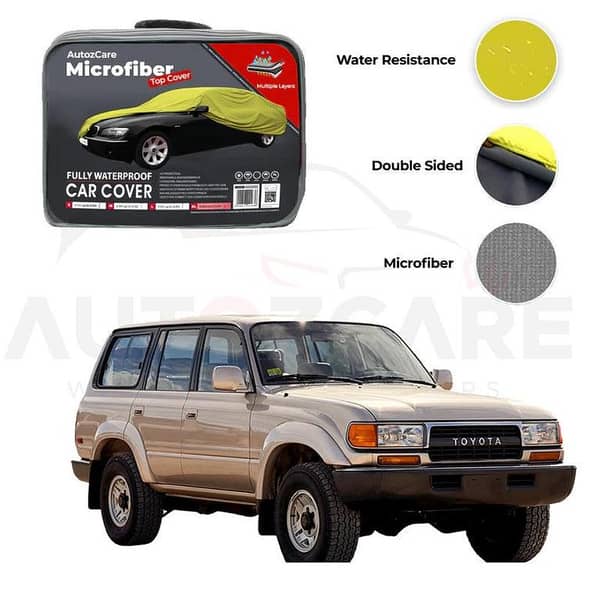 Toyota Land Cruiser Microfiber Car Cover for Models 1990-1998