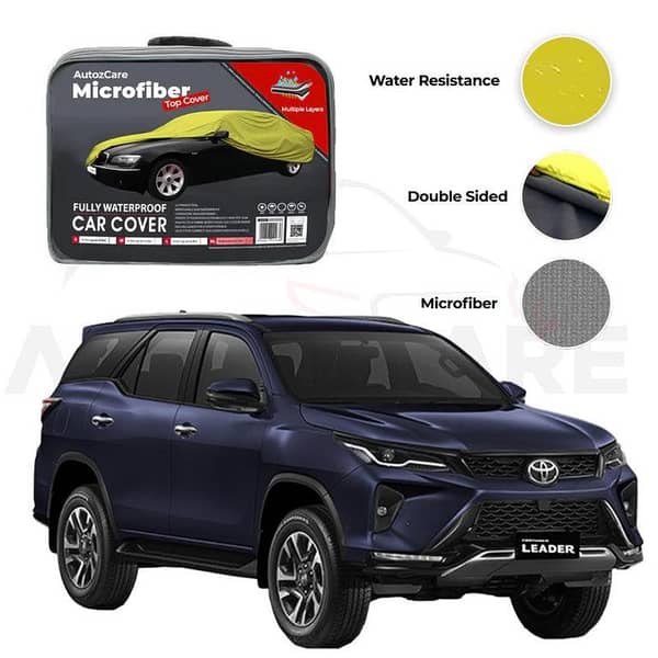 Toyota Fortuner Microfiber Car Cover - Fits Models from 2017 to 2025