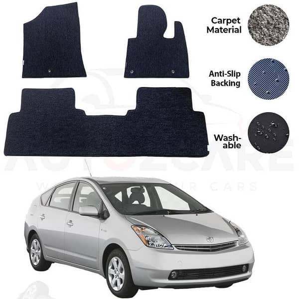 CarToyota Prius Genuine Fittingpet Floor Mat 3PCS - Model 2003-2009
