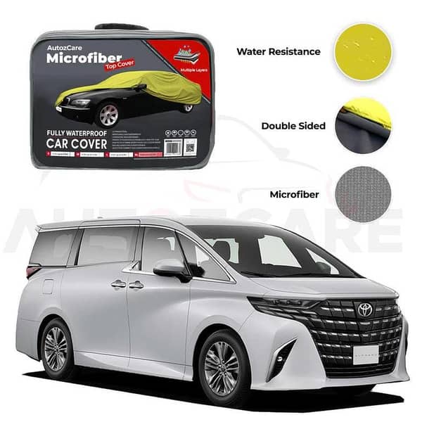 Toyota Alphard Microfiber Car Cover - Waterproof Protection for 2015-2025 Models