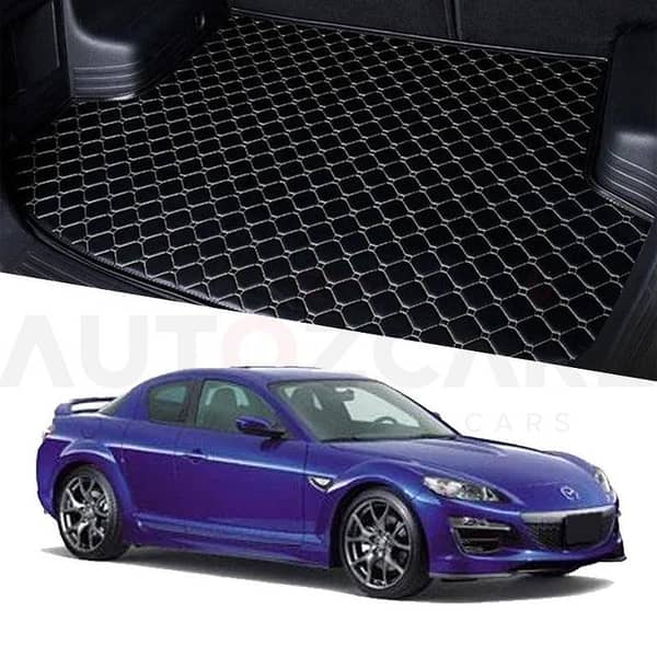 Mazda RX8 7D Custom Car Trunk Mat - Model 2003-2012