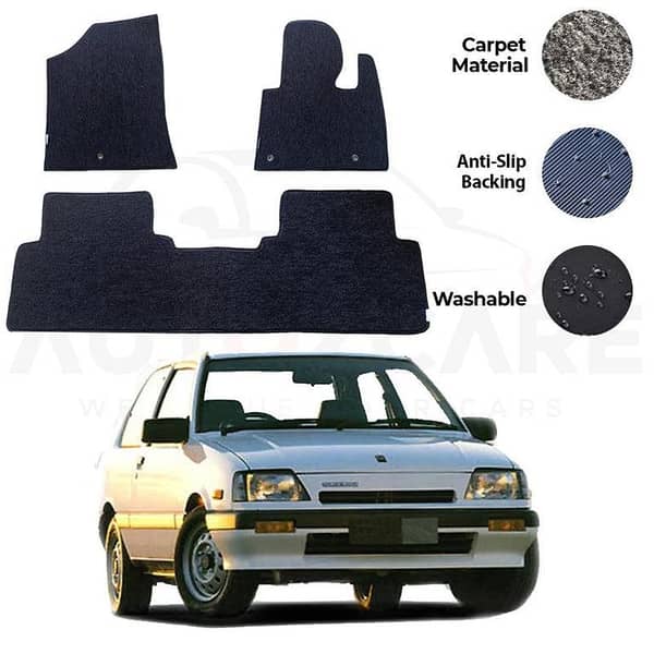 Suzuki Khyber Floor Mats - Genuine Carpet Set of 3 for 1990-1999 Models