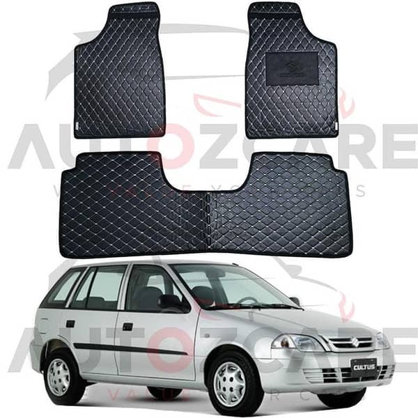 Suzuki Cultus 7D Floor Mat ( Flat Style ) - Model 2007-2017