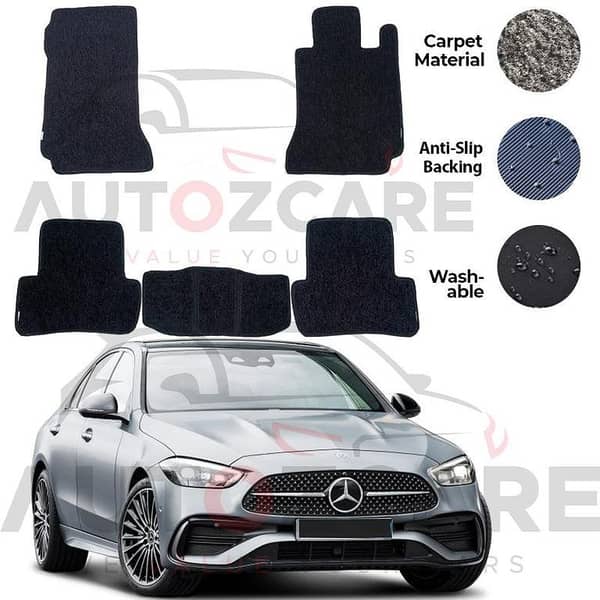 Mercedes C180 Genuine Fitting Carpet Floor Mat 5PCS - Model 2022-2025