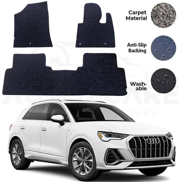 Audi Q3 Genuine Fitting Carpet Floor Mat 4PCS - Model 2019-2025
