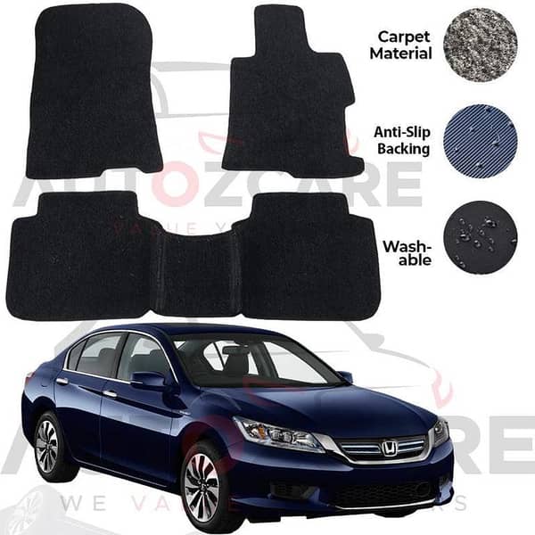 Honda Accord Fitting Carpet Floor Mat 3PCS - Model 2013-2018
