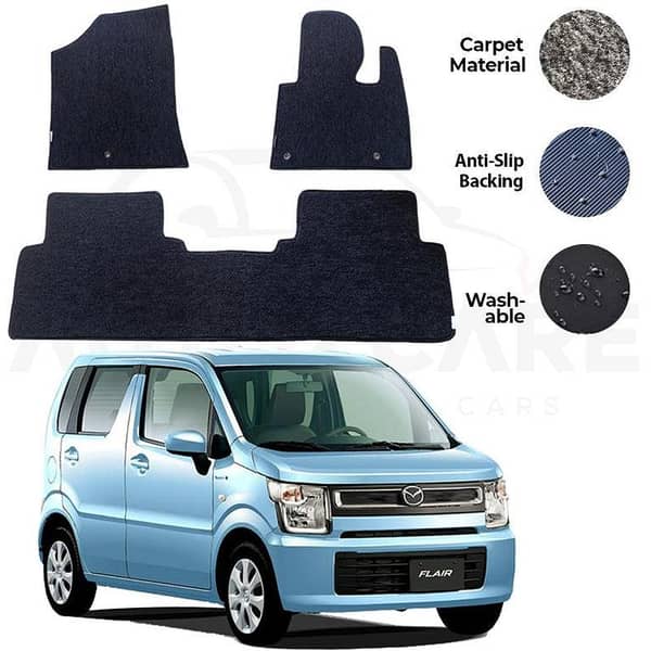 Mazda Flair Genuine Fitting Carpet Floor Mat 3PCS - Model 2013-2025
