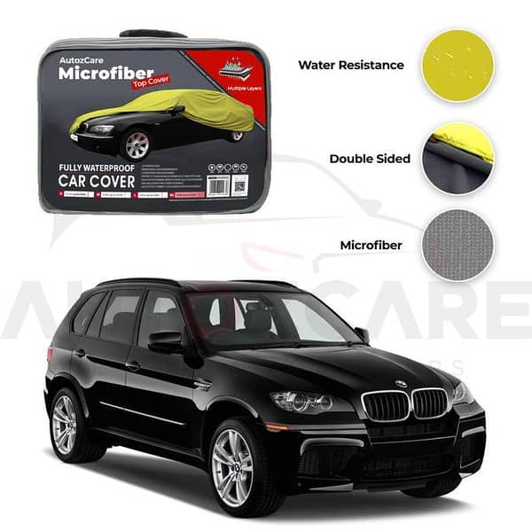 Microfiber Car Cover for BMW X5 (2003-2010) - Waterproof and Weather-Resistant