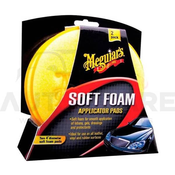 Meguiars Foam Applicator Pad Set - 2 Round Sponges