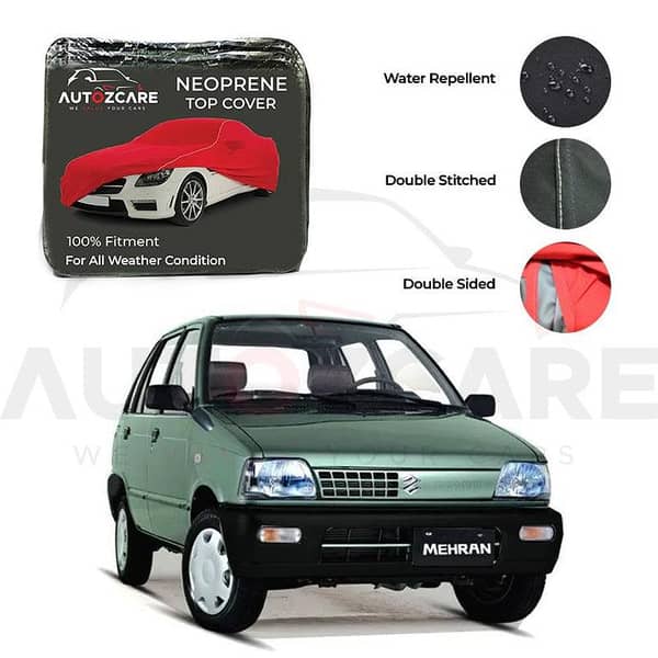 Suzuki Mehran Neoprene Car Cover - Fits Models 1988 to 2019