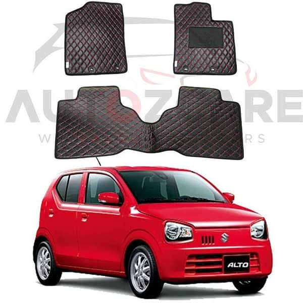 Suzuki Alto 7D Flat Floor Mats for Models 2014-2019