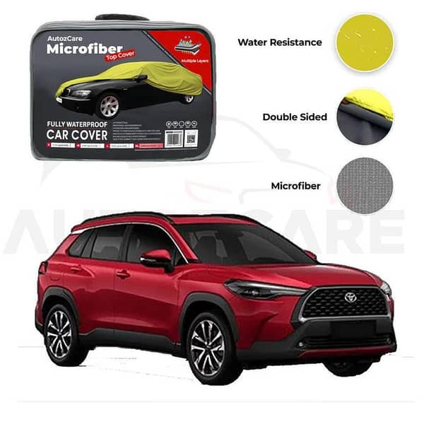 Toyota Corolla Cross Microfiber Car Cover (2020-2025) - Waterproof & Weather-Resistant