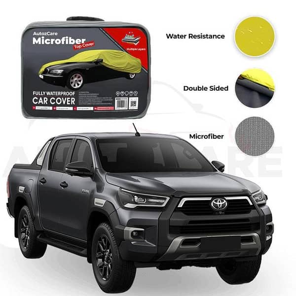 Toyota Hilux Vigo / Revo / Rocco Microfiber Car Top Cover - Model 2016-2025