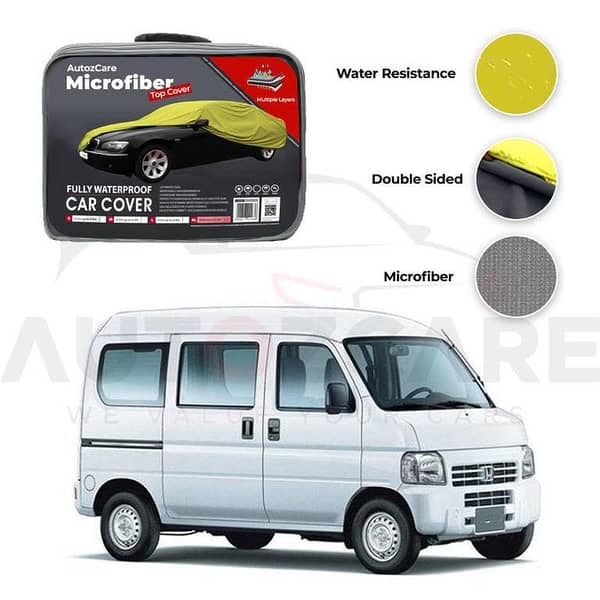 Honda Acty Microfiber Car Cover for 1999-2009 Models - Waterproof and Weather-Resistant