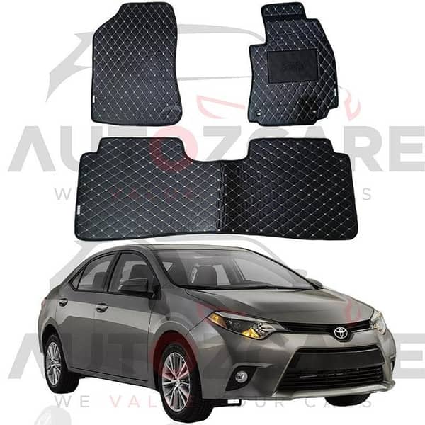Toyota Corolla 7D Flat Style Floor Mat for 2014-2025 Models