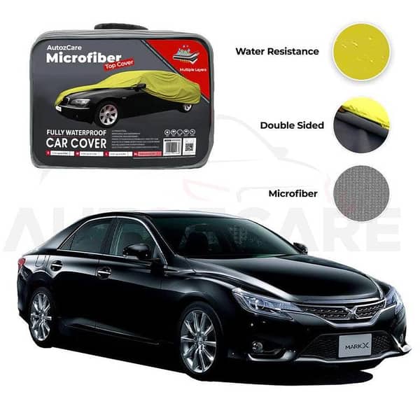 Toyota Mark X Microfiber Car Top Cover - Model 2010-2019