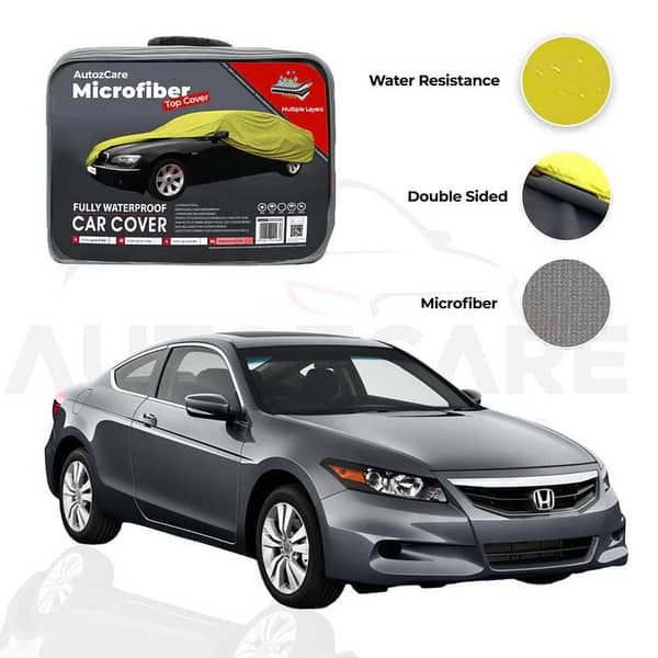 Honda Accord Microfiber Car Cover for 2008-2012 Models - Waterproof and Weather-Resistant
