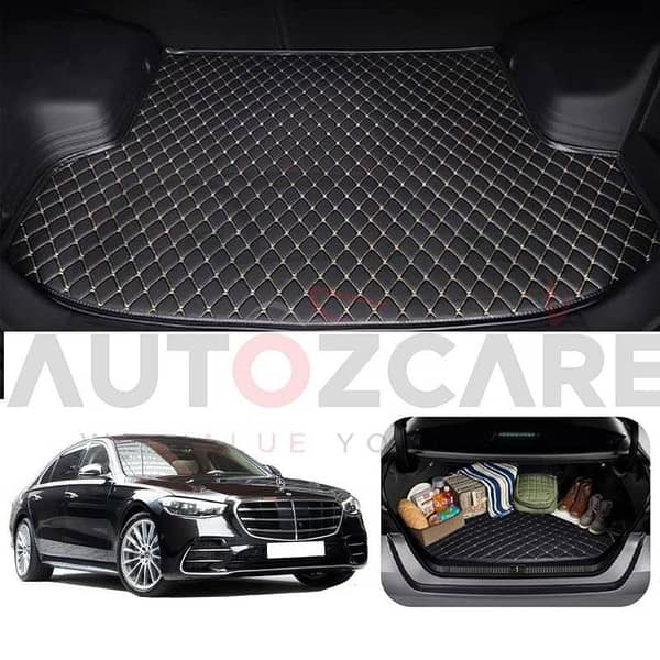 Mercedes S580e 7D Custom Car Trunk Mat - Model 2022-2025