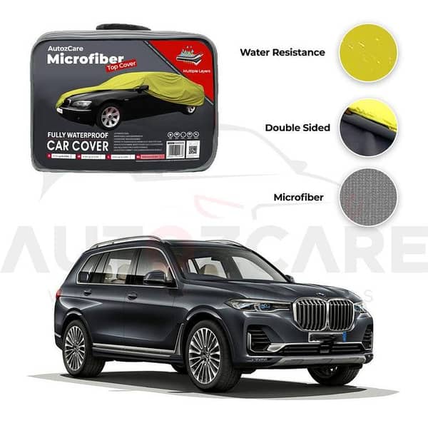 BMW X7 Microfiber Car Cover for 2009-2017 Models - Waterproof and Weather-Resistant Protection