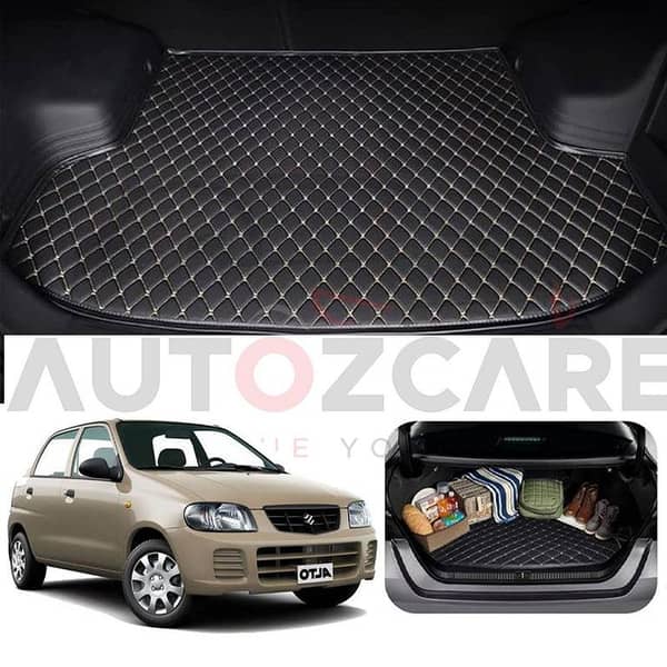Suzuki Alto 7D Custom Car Trunk Mat - Model 2000-2012