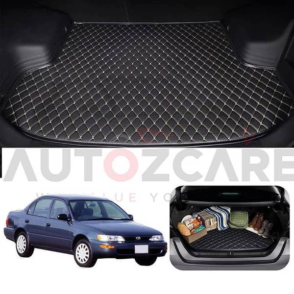 Toyota Corolla 7D Custom Car Trunk Mat - Model 1987-1994