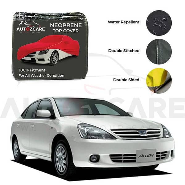 Toyota Allion Neoprene Car Cover for 2001-2006 Models