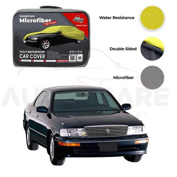 Toyota Crown Microfiber Car Cover (1991-1995) - Waterproof and Weather-Resistant
