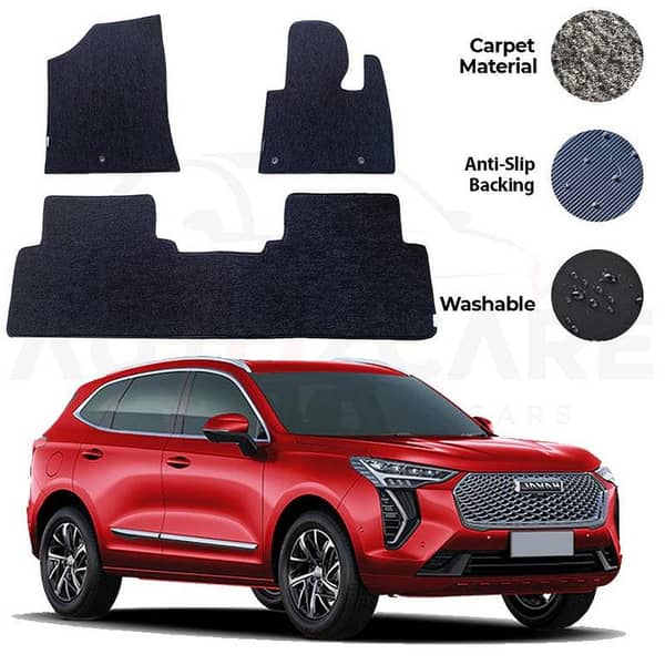 Haval Jolion Fitting Carpet Floor Mat 3PCS - Model 2021-2025