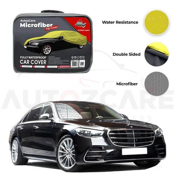 Mercedes S580e Microfiber Car Cover (2022-2025) - Waterproof and Custom Fit