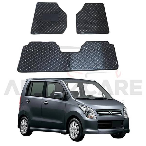 S Suzuki Wagon R 7D Floor Mat ( Flat Style ) - Model 2008-2013