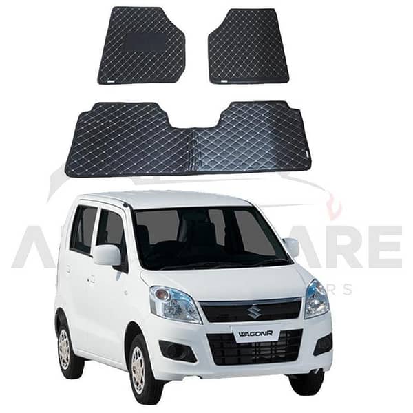 Suzuki Wagon R 7D Floor Mat ( Flat Style ) - Model 2014- 2025