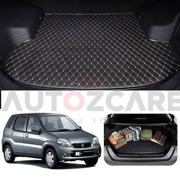 Suzuki Kei 7D Custom Car Trunk Mat - Model 1998-2008