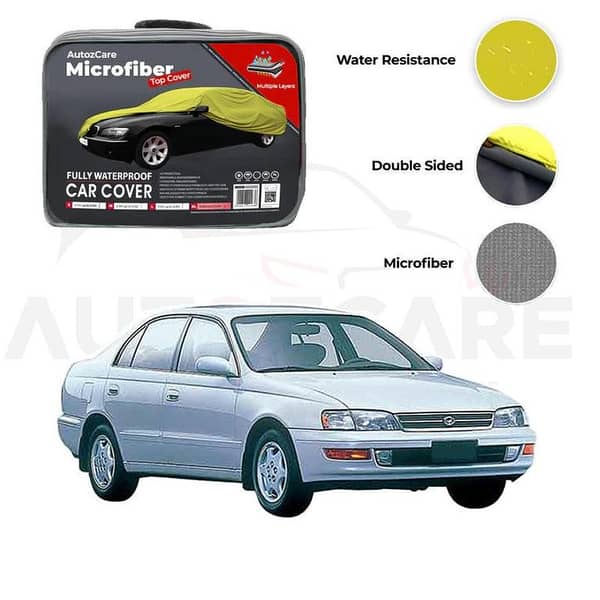 Toyota Corona Microfiber Car Cover for Models 1987-1992 - Weatherproof and Custom Fit