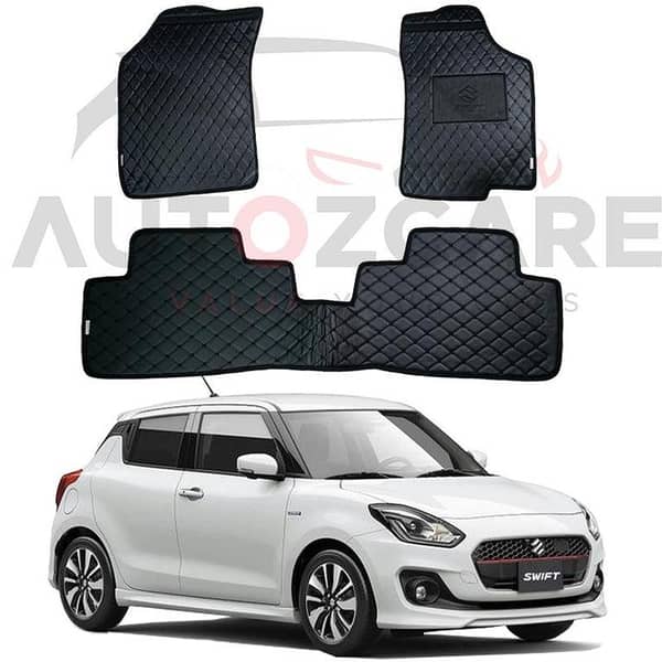 Suzuki Swift 7D Floor Mat ( Flat Style ) - Model 2010-2021