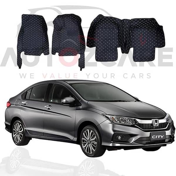 Honda City 7D Floor Mats for Models 2009 to 2021