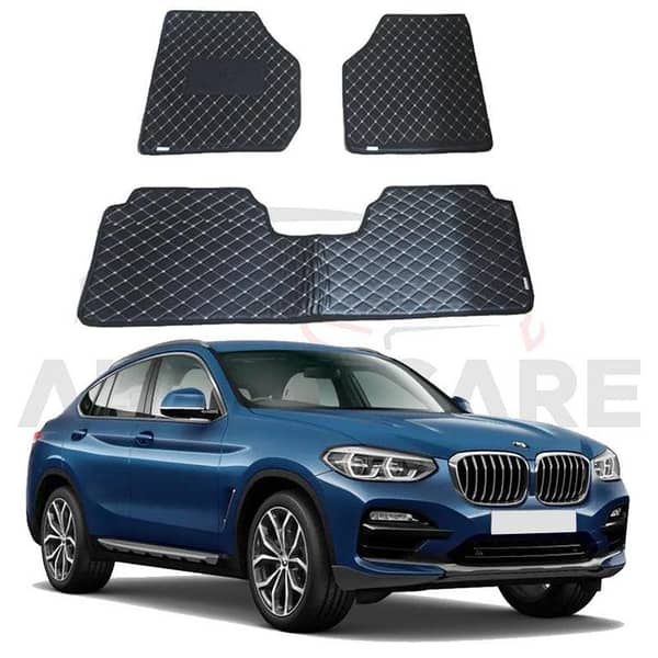 BMW X4 7D Floor Mats (Flat Style) for Model Years 2014-2018