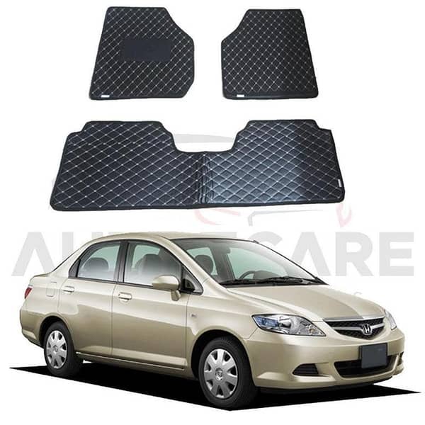 Honda Fit Aria 7D Floor Mat ( Flat Style ) - Model 2002-2008