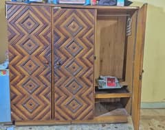 wooden 3 door almari for sale