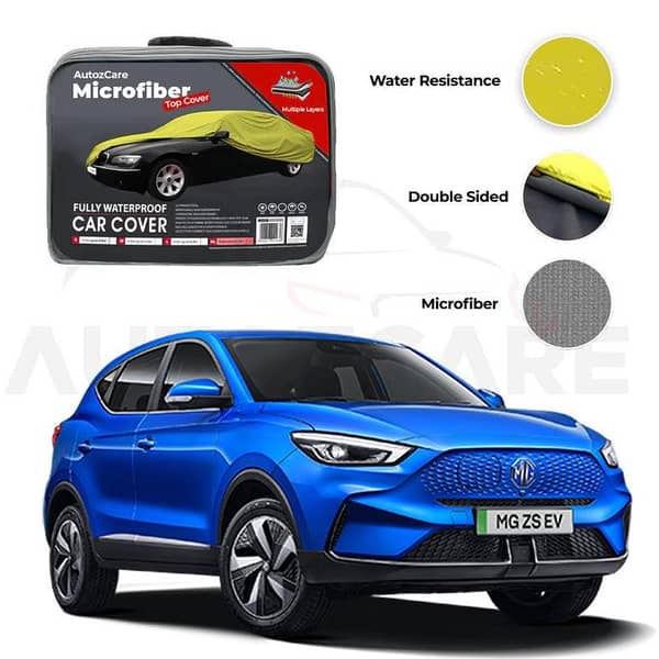 MG ZS EV Microfiber Car Cover for 2021-2025 Models - Weatherproof Protection