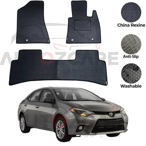 Toyota Corolla China Rexine Floor Mat 3PCS - Model 2014-2025