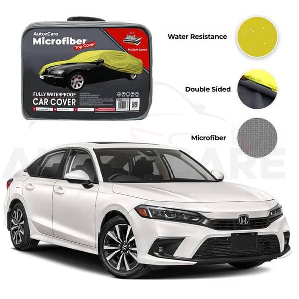 Honda Civic RS Microfiber Car Top Cover - Model 2022-2025