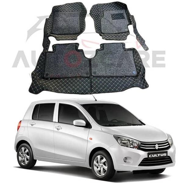 Suzuki Cultus 9D Customized Floor Mats for Models 2017-2025