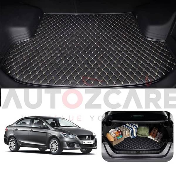 Suzuki Ciaz 7D Custom Car Trunk Mat - Model 2017-2020