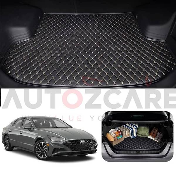 Hyundai Sonata 7D Custom Car Trunk Mat - Model 2021-2024
