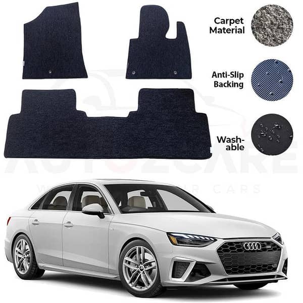 Audi A4 Genuine Fitting Carpet Floor Mat 4PCS - Model 2017-2025