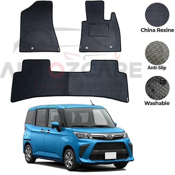 Toyota Roomy China Rexine Floor Mat 3PCS - Model 2016-2025