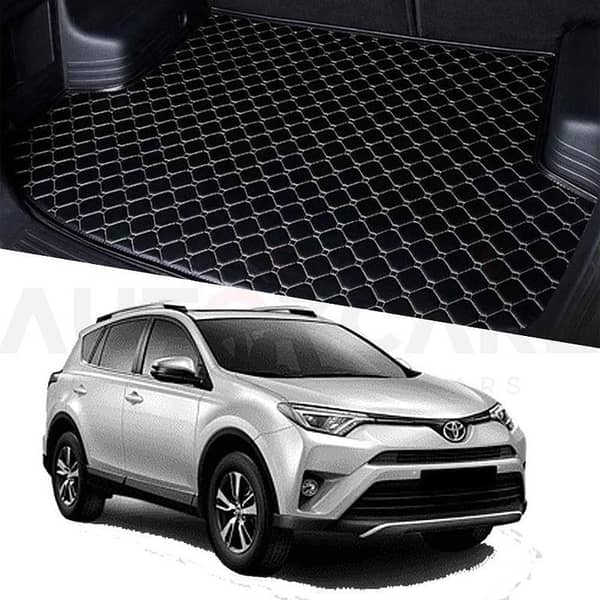 Toyota Rav4 7D Custom Car Trunk Mat - Model 2005-2018